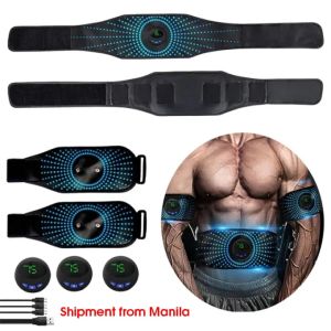 【Local Stock】SRIEI EMS Muscle Stimulator Wireless Abdominal Belt Trainer LCD Display 6 Modes Weight Loss Body Slimming Shaping Home Gym