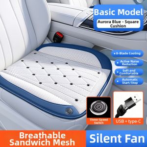 HELLOLEIBOO | New Cooling Ventilated Car Seat Cushion