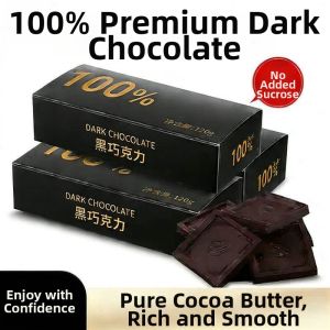 Baking & Fitness Black Chocolate Cocoa Liquor Block No Cocoa Butter Equivalent
