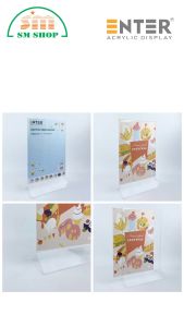 Kệ 2 mặt mica Enter E03 120x180mm chân tam giác