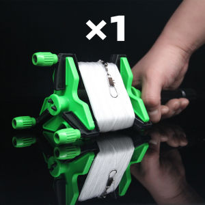 Portable Anti-Tangle Kite Line Reel 150m Nylon Kite Line Hand Brake Line Axis Simple Practical Plastic Wind-Up Toy for Adults And Kids