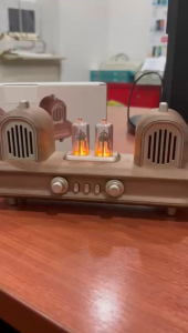 Retro Stylish Wireless music Radio FM Bluetooth Speaker with Card Slot