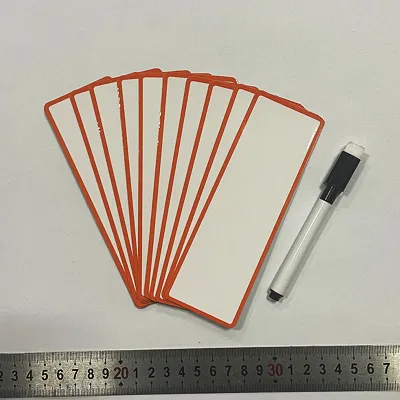 Magnetic Dry Erase Whiteboard Fridge Magnet Shelf Label Decorative Convenient Erasable Memo Stick on Notes Home Decor