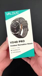 Đồng Hồ Thông Minh VALDUS VD40 Pro Dành Cho Nam 2025 Màn Hình AMOLED Theo Dõi Nhịp Tim Gọi SOS ChatAI-GPT La Bàn Chống Nước Tích Hợp Đèn Pin & Khóa Mật Khẩu