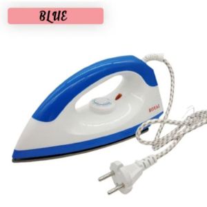 ROYAL ELECTRIC DRY IRON – HEAVY DUTY NON-STICK SOLEPLATE ADJUSTABLE TEMPERATURE CONTROL COMFORTABLE GRIP HANDLE 1000W FAST HEATING CLOTHES IRON FOR HOME OFFICE & DAILY USE