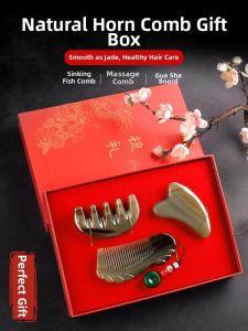 SHENGSHITANG | Natural Oxhorn Massage Comb
