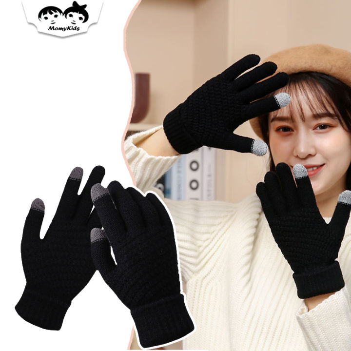 COD Sarung Tangan Musim Dingin Touch Screen Pria Wanita Gloves Fashion  Winter Motor SRG03