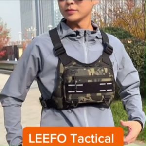 LEEFO Tactical Fashion Camouflage Army Men Chest Bag Crossbody Bag Motorcycle Rider Bag Backpack