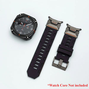 Silicone Strap for Samsung Galaxy Watch Ultra 2025 47mm Luxury Men Sports Band for Galaxy Watch 7 Ultra 2024 No Gaps Curved End