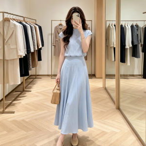LIRUSHAN | Elegant Unique Blue Dress