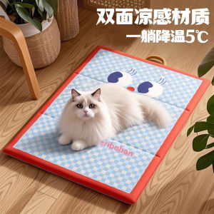 Machine Washable Pet Bed Summer Cooling Waterproof Anti-Bite Cat Nest Dog Bed Sofa All Seasons Universal Sleeping Mat Pad