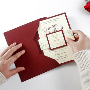 Creative New Invitation Invitation Customized Wedding High-End Invitation Wedding Wedding Invitation Free Printing Wedding Invitations and Announcements