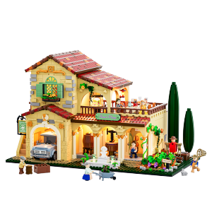 Lumibricks | Wine Chateau Street Scene Model Building Blocks