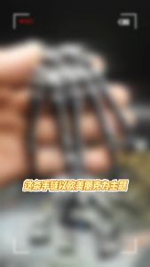 Gelang Rantai Cincin Jari Tangan Model Tengkorak Gaya Punk Serbaguna Dapat Disesuaikan Untuk Dekorasi Halloween