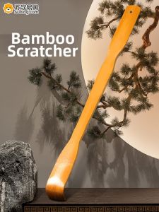 Itch Scratching Back Tool Elderly Pleasure Rake Solid Bamboo Home Use Back Itch Scratcher Full Body Massager Tool for Business