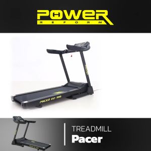 POWER REFORM ลู่วิ่งไฟฟ้า 3.5 แรงม้า รุ่น PACER ต่อ ZWIFT ได้ พื้นที่วิ่ง 46 x 123 ซม. ปรับความชันอัตโนมัติ 18 ระดับ พับเก็บได้