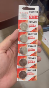 Hàng Xịn - Pin Cmos CR2016 3V Maxell Smartkey Xe Khóa Cửa Cân Máy Tính Đồ Chơi Thiết Bị Y Tế Đồng Hồ Đeo Tay