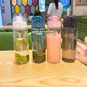 ELBER BTL011 Botol Minum Portable Botol Olahraga Kantor Sekolah 780ml Anti Tumpah Tumbler Botol Tumblr Botol Tumbler Minum Y1831