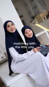 Audina Eliza Khimar Kids Bahan Jersey Premium