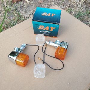 Lampu Sein Kotak Lampu Sen Kotak Lampu Sein Palu Kotak Doble Mika Import Crome