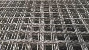 ตะแกรงสานลวดหยัก แบบตะแกงตัวหนอน ชุบกัลวาไนซ์ ชูบร้อนกันสนิม 3.5 มิล