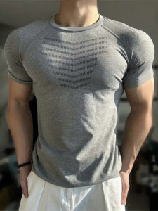 CHENMU | Summer Mens Workout Compression T-Shirt High Elasticity Quick Dry