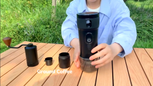 Máy Pha Cà Phê Bột Cafe Viên Nén Trên Xe Hơi MIUI Espresso DC12V + USB 100W Chức Năng Đun Nước Nóng Ngon Như Pha Máy Dùng Cho Xe Hơi Camping Picnic