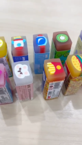 KND Cute Animal & Food Shape Pencil Erasers for Kids - Smooth Writing Correction Tools for School Stationery