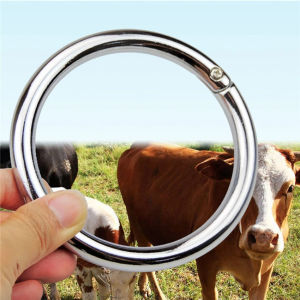 Cincin Ring Hidung Sapi Stainless Steel Bull Ring Cincin Anting Hidung Sapi