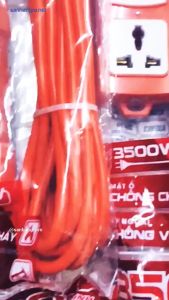 Ổ cắm điện có dây chịu tải cao Ominsu K3500C 3500w bảo hành 2 năm - 1 cửa đa năng + 2 cửa đơn