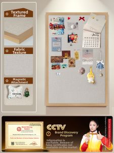 brandland | Retro Magnetic Cork Board Photo Display Wall Panel