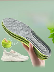 XIANZHAO | Running Specific Artemisia Anti-Odor Sports Shoe Insoles Mens Sweat Absorbent Breathable Antibacterial Deodorant Fragrant Ladies No Smelly Feet