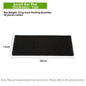 Waterproof Non-slip Heat-resistant Black Rubber Pad