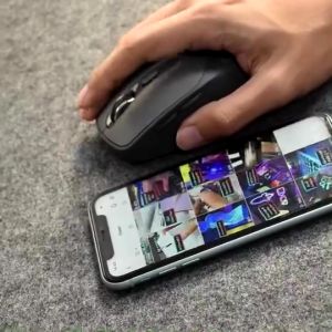 IWACHI i6 เมาส์ไร้สาย Ergonomic Mouse ใช้งานได้หลายอุปกรณ์ เสียงคลิกเงียบ ไร้เสียงรบกวน