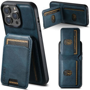 SUTENI Card Holder Leather Magnetic Pocket Cover Wallet Phone Case For iPhone X XS XR 11 12 13 14 15 Plus 16 17 Pro Max