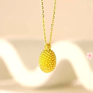 Kalung Rantai Buah Durian Mini Kalung Fashion Lucu Dan Elegan