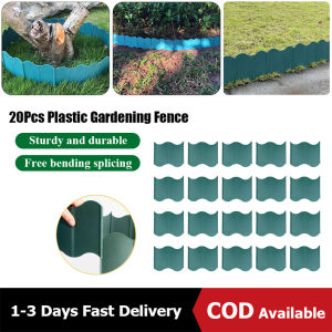 20PCS Landscape Edge Leaf Spoon Hand Rake Garden Edge Interlocking Lawn Edge Plastic (Landscape Edge)
