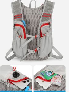 Waterproof Outdoor Running Backpack Womens Marathon Off-Road Cycling Bag Dual Shoulder Bag Water Bag for Running Sports