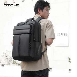 OTOHE กระเป๋าเป้สะพายหลังแฟชั่นสำหรับผู้ชายกระเป๋าเป้กระเป๋าเป้สะพายหลังกันน้ำแบคแพ็คกระเป๋าเดินทางสำหรับธุรกิจกระเป๋าสะพายไหล่แบบลำลองกันขโมยกระเป๋านักเรียนกระเป๋าเป้สะพายหลังรองรับโน้ตบุ๊กขนาด15.6นิ้ว