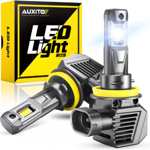 AUXITO M5S 2PCS 120W 22000LM H11 LED Healight Super Bright Upgraded H11 Led Car Headlight Auto Car Headlamp Bulb 6500K White