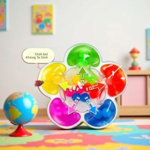 Đồ Chơi Giác Quan Phân Loại 5 Màu Montessori Dành Cho Trẻ Em Trò Chơi Học Tập Giáo Dục Với Những Quả Bóng Đầy Màu Sắc Phát Triển Kỹ Năng Vận Động Tinh Độ Tuổi 0-12