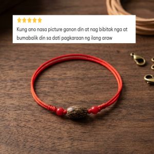 Pangontra sa Inggit at Maretes Buto ng sinukuan Talisman bracelet Charm and protection