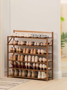 Tidak Diperlukan Instalasi Lipat Portabel Rak Sepatu 3/4/5 Susun 50CM Rak Sepatu