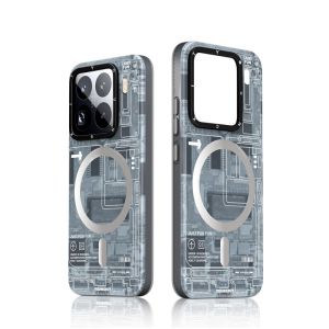 Youngkit công nghệ từ trường hợp tương thích cho Xiaomi 15 Pro/siêu chống sốc chống rơi chống vân tay Ốp mờ