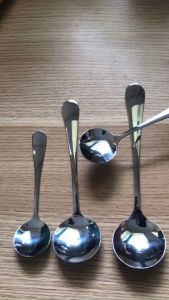 Muỗng Inox 304 Đầu Tròn Thiết Kế Sang Trọng Hàng Nhập Cao Cấp Dày Dặn