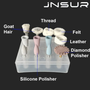 Upgraded Dental Composite Kit Dental Polisher Kit Low-Speed Handpiece Dentistry Porcelain/Natural Teeth/Nail Polishing Supply