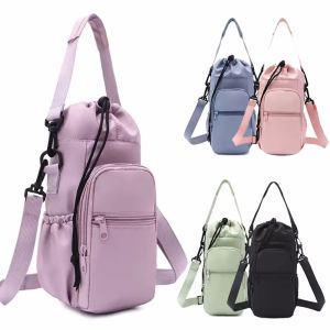 Dây Đeo Có Thể Điều Chỉnh Túi Đựng Bình Nước Di Động Có Túi Đựng Điện Thoại Cốc Giữ Nhiệt Vỏ Bảo Vệ Cách Nhiệt Cho Du Lịch Thể Thao Ngoài Trời