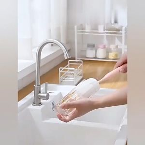 Bàn chải cốc bọt biển có thể tháo rời cây cọ rửa bình sữa cán dài babo (TD20).