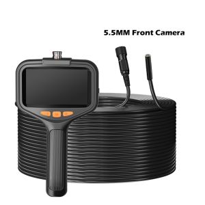 Endoscope Camera Single Dual Lens 4.3 IPS Screen 8mm/5.5mm Car Endoscopy Pipe Inspection Borescope Plumbing Camera LED 2600mAh