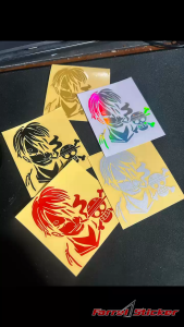 Sticker Sanji Stiker One Piece Cutting Reflektif 75 cm